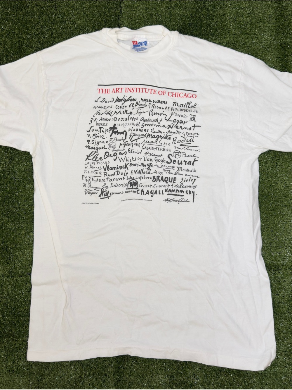 Art Institute of Chicago White Graphic Short-Sleeve Tee